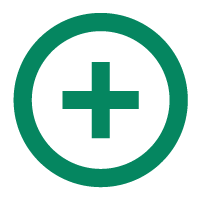 plus sign within a circle